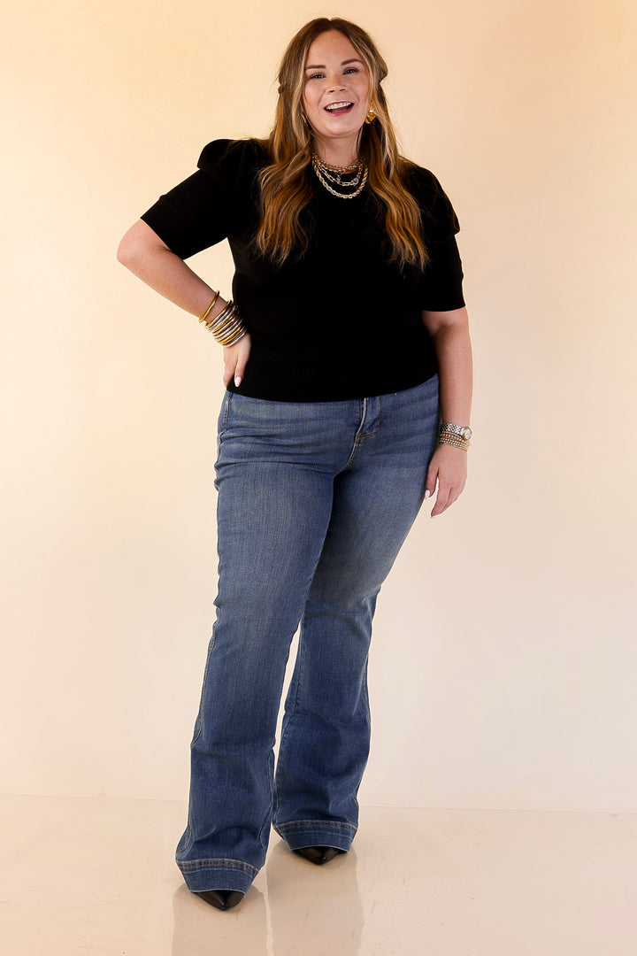 Judy Blue | Signature Style Tummy Control Trouser Jean in Medium Wash