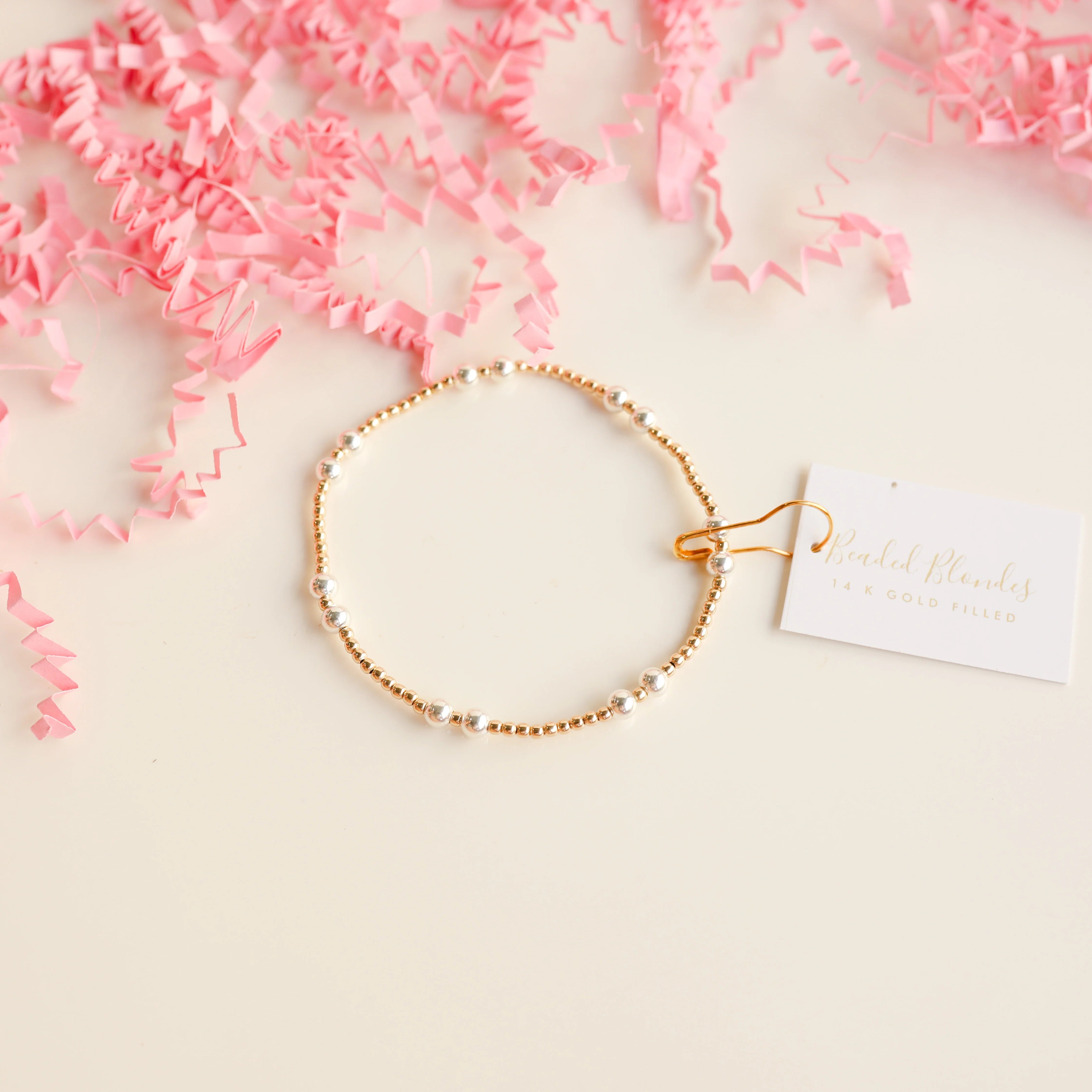 Beaded Blondes | Bethani Bracelet in Mixed Metals - Giddy Up Glamour Boutique