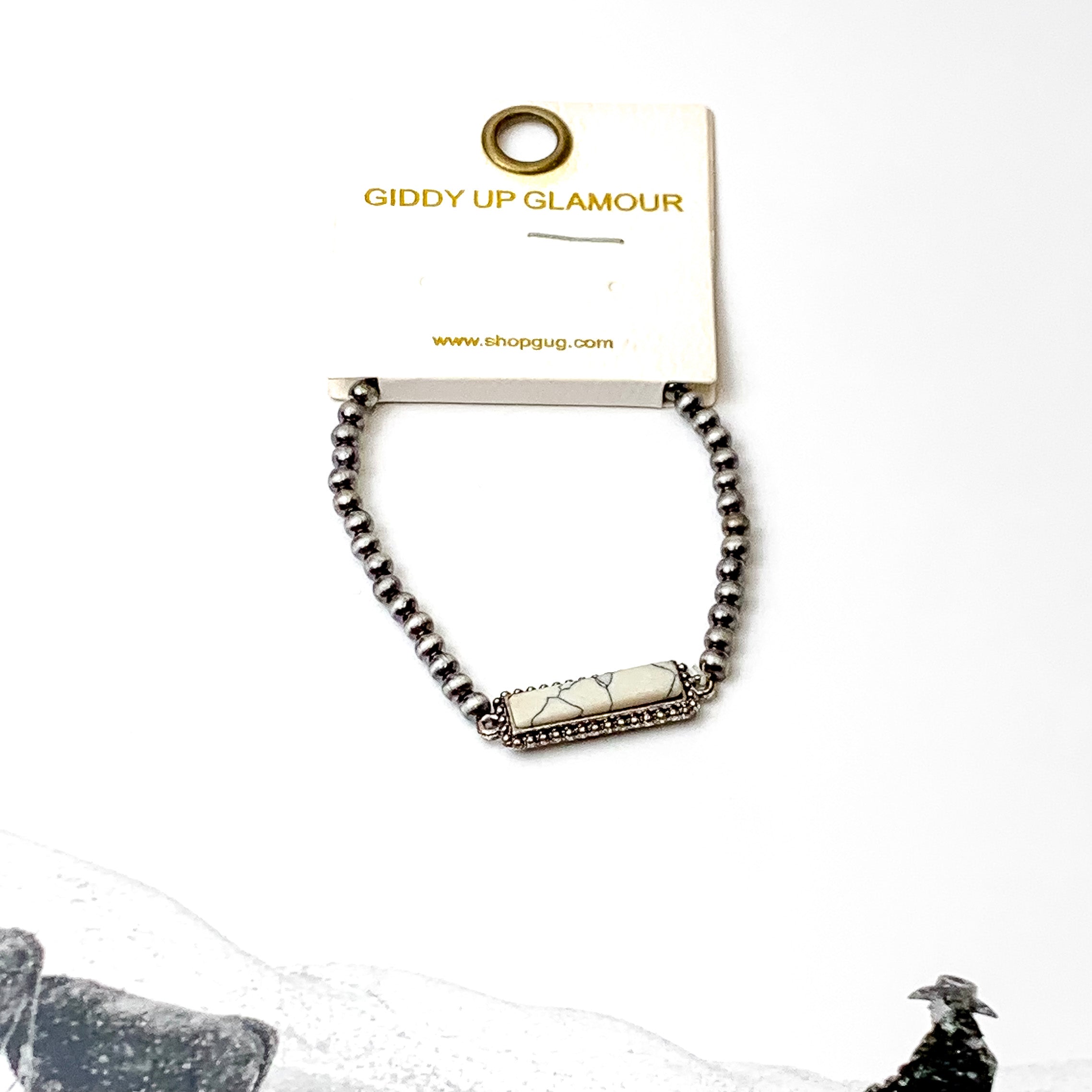 Amarillo By Morning Navajo Pearl Bracelet in Ivory - Giddy Up Glamour Boutique