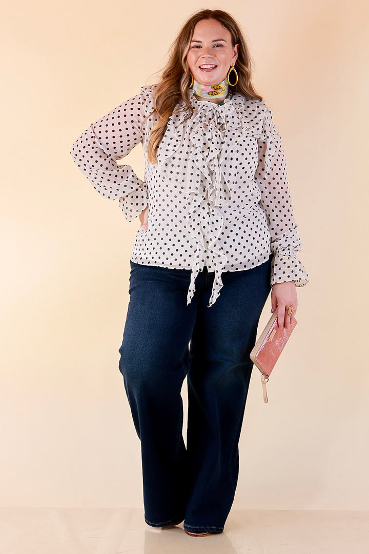 Judy Blue | Lasting Impression Lux Retro Wide Leg Jeans in Dark Twilight Blue Wash