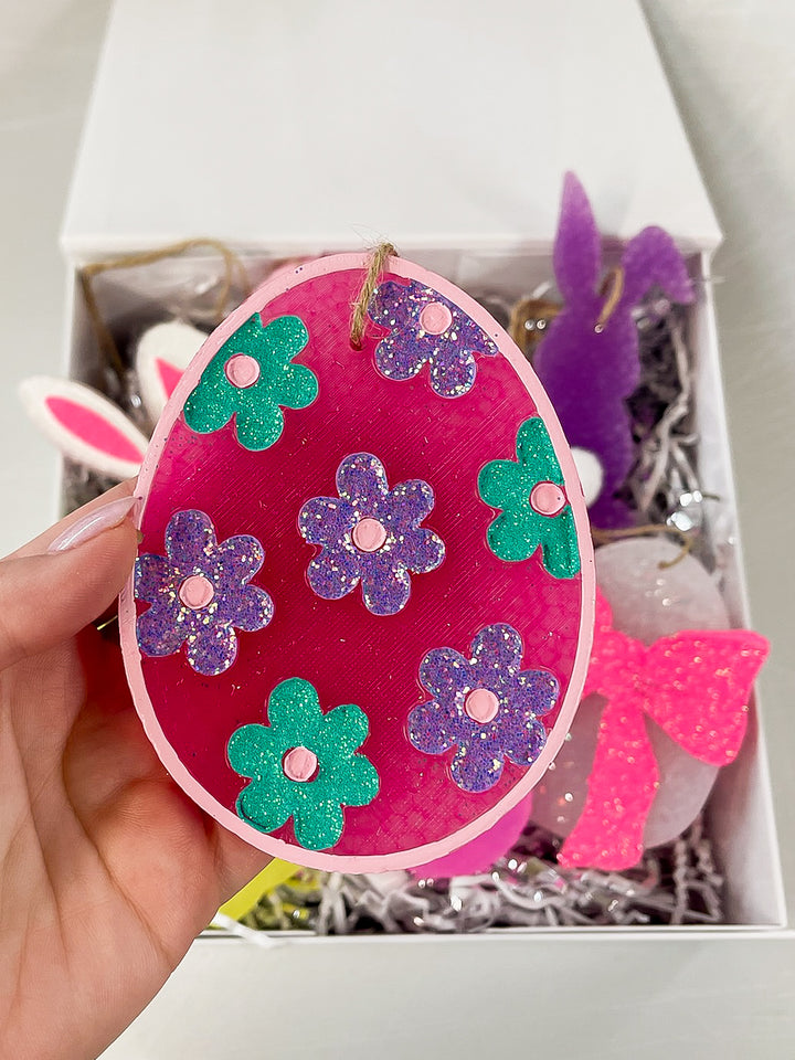 Flower Easter Egg Car Freshie in Various Scents