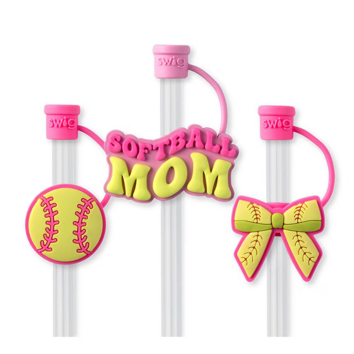 Swig | Pitch Hit Run Straw Topper Set