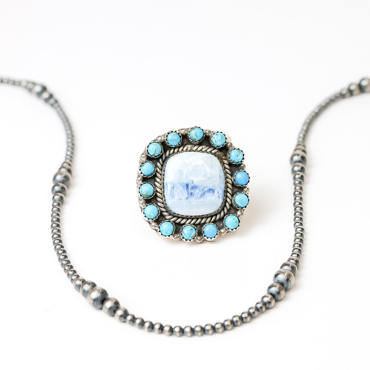 HaDa Collection | Handmade Adjustable Sterling Silver Multi Stone Ring