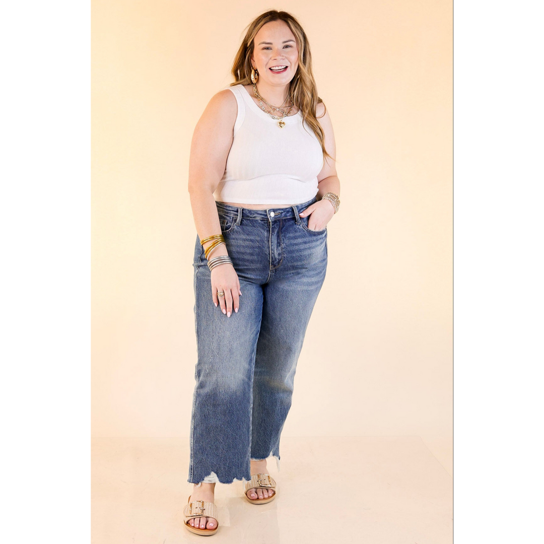 Summer Essential Cropped Sleeveless Top in White