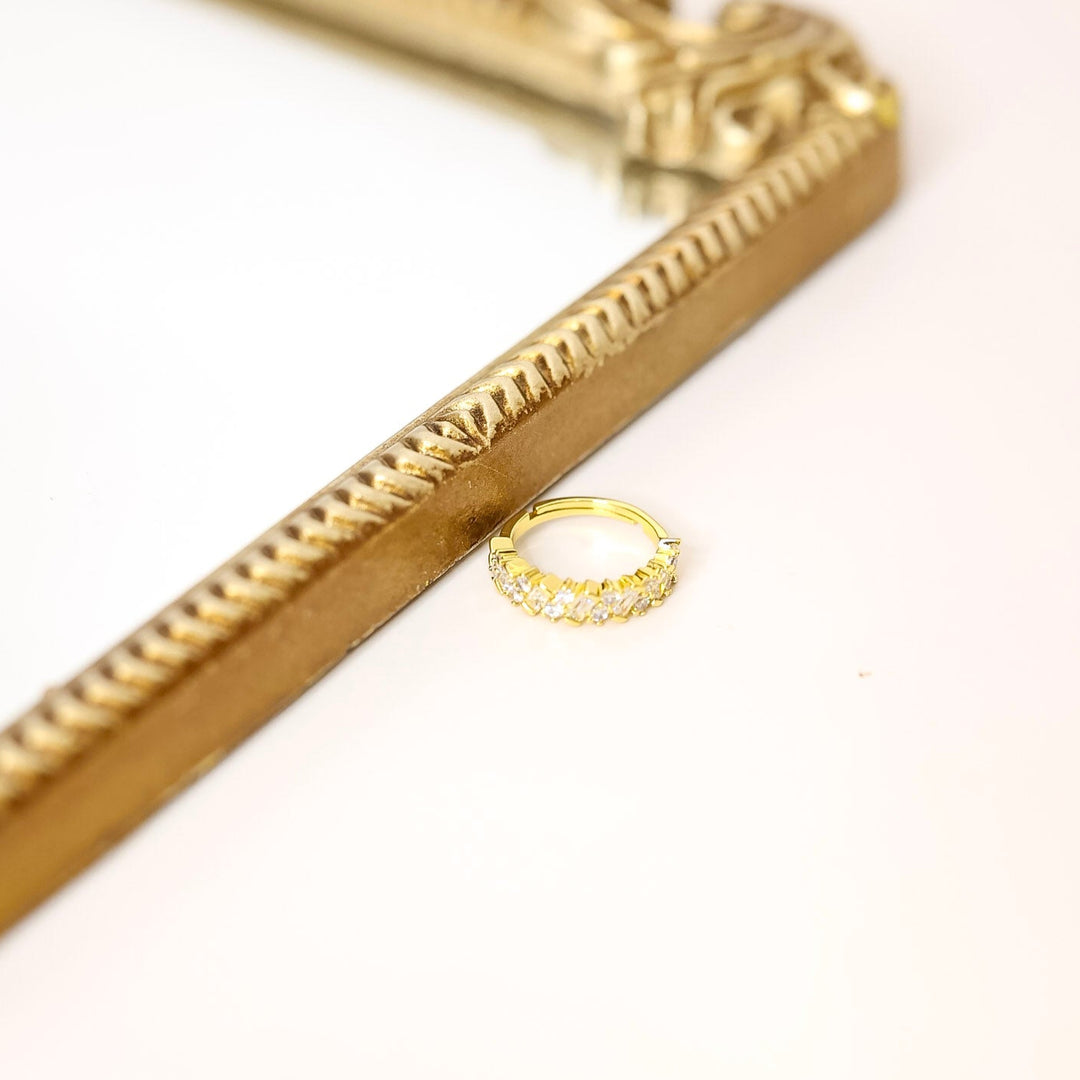 Kinsey Designs | Kassy Diagonal Baguette Ring in Gold