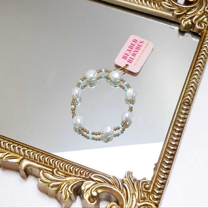 Beaded Blondes | Powder Blue Sadie Bracelet