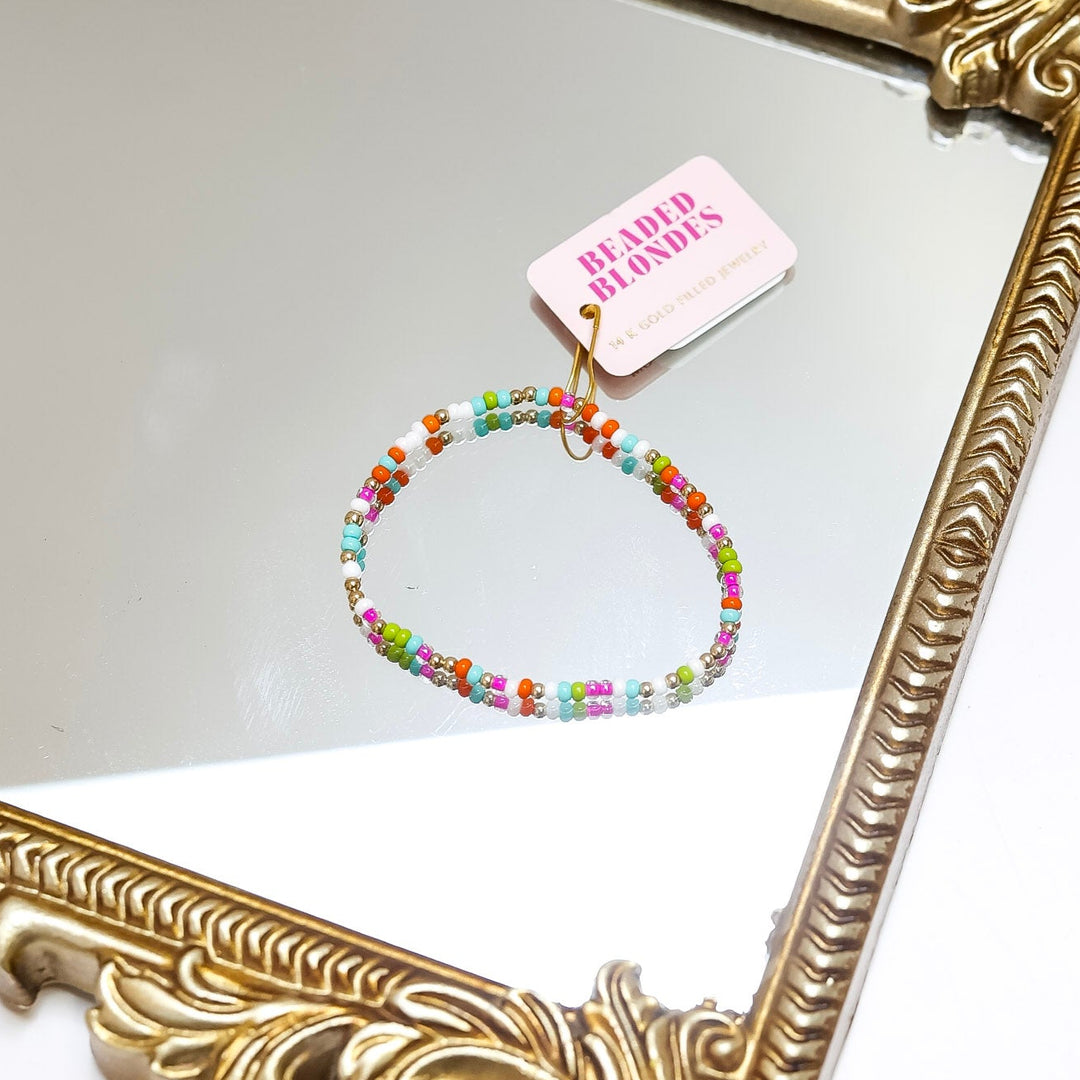 Beaded Blondes | Rainbow Sprinkle Bracelet