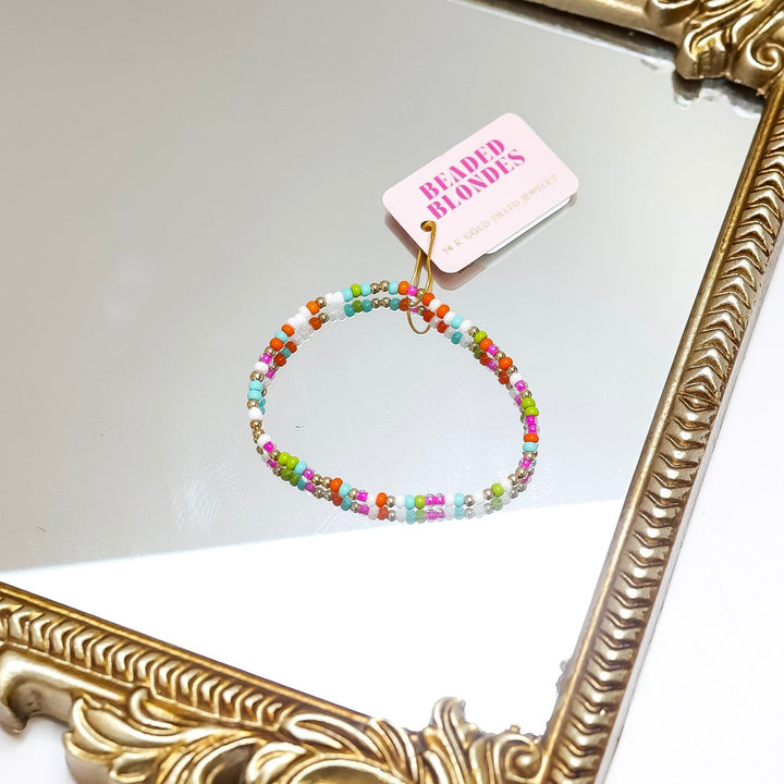 Beaded Blondes | Rainbow Sprinkle Bracelet