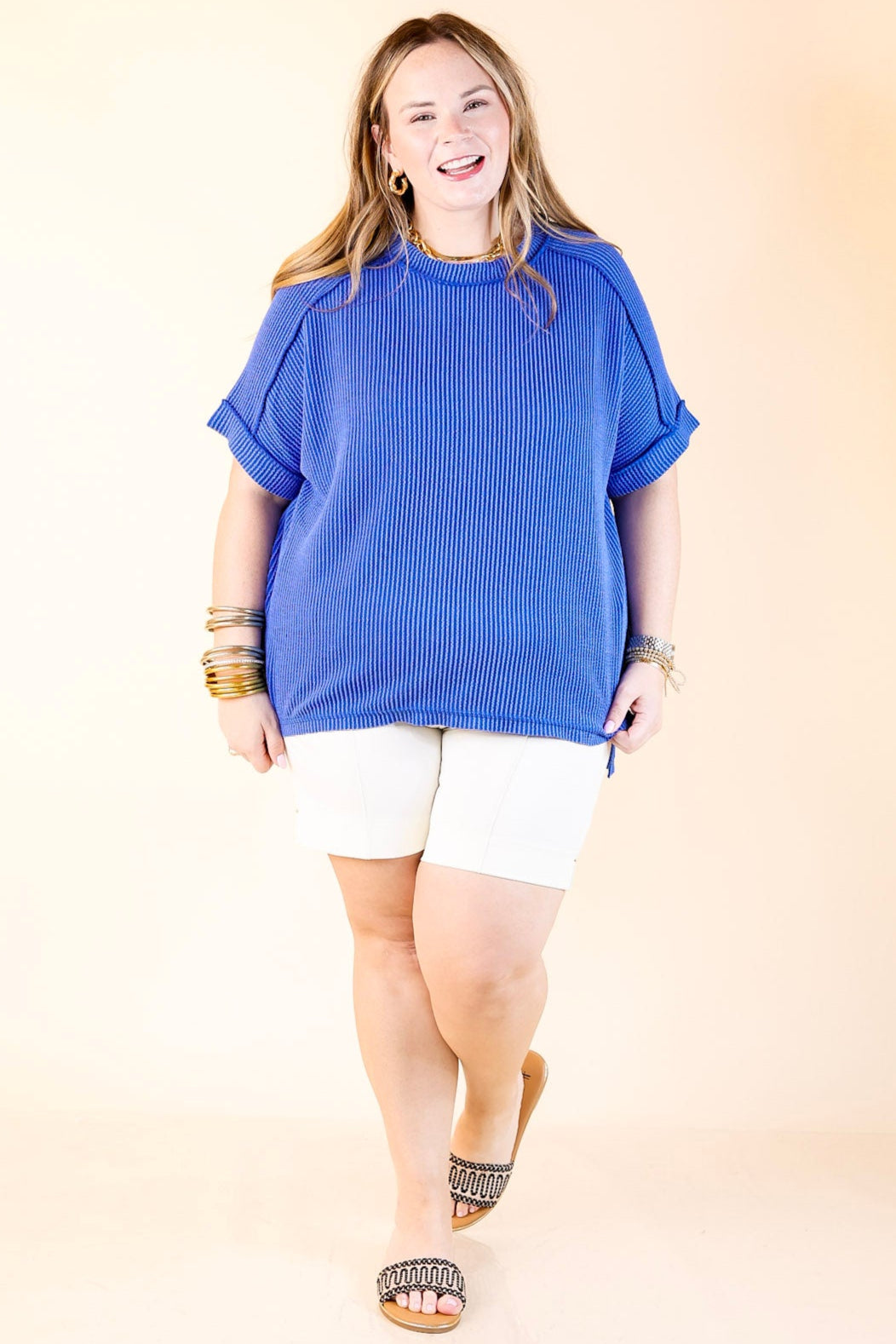 Lyssé | Amanda Stretch Twill Short in Off White