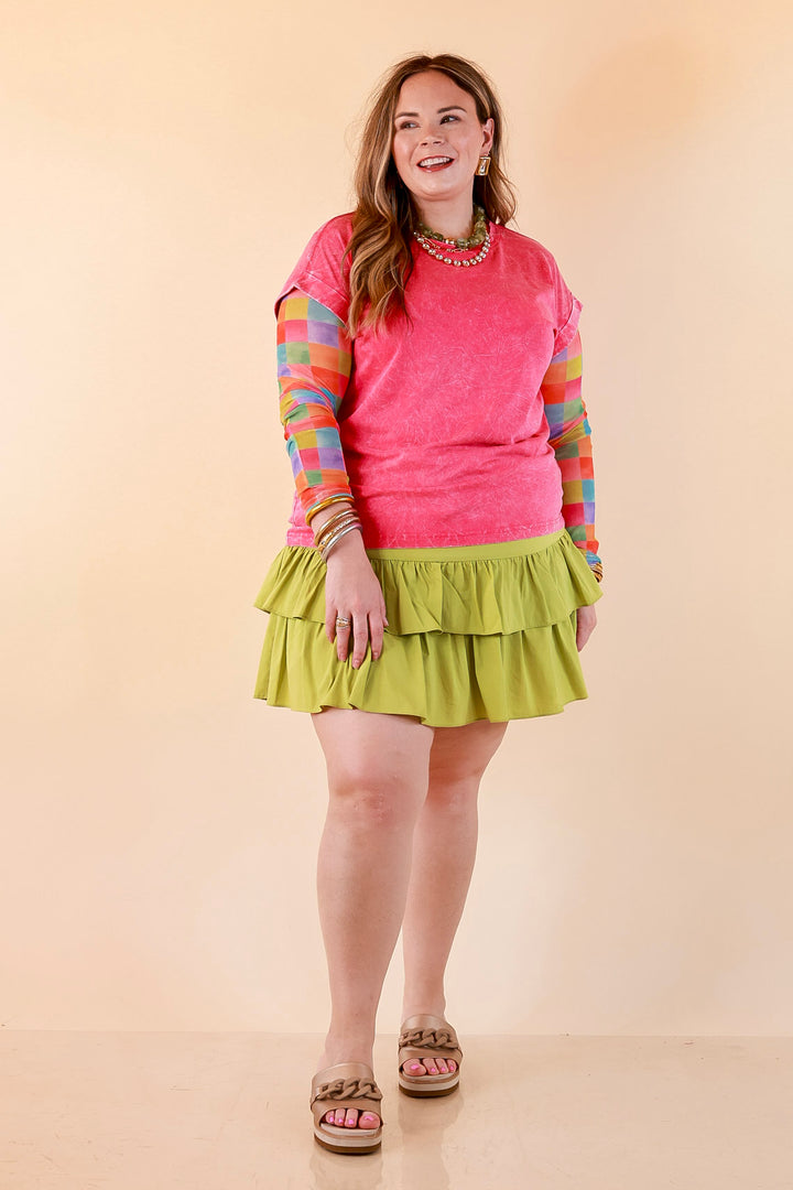 Chic Made Easy Short Sleeve Shirt in Pink