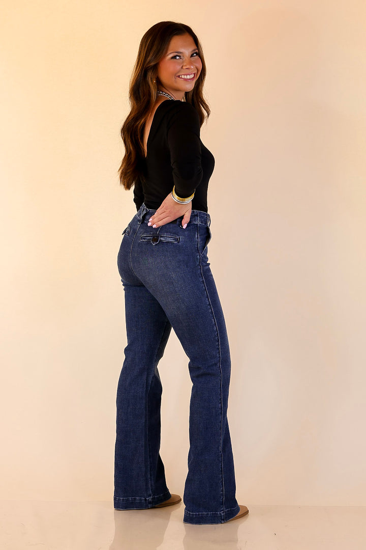 Judy Blue | Finest Fit Bootcut Trouser Jean in Dark Wash