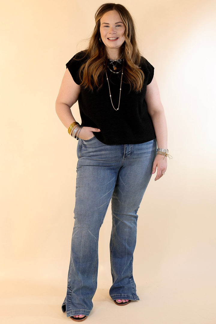 Judy Blue | The Perfect Pair Tummy Control Slim Bootcut Jean with Side Slit in Vintage Medium Wash