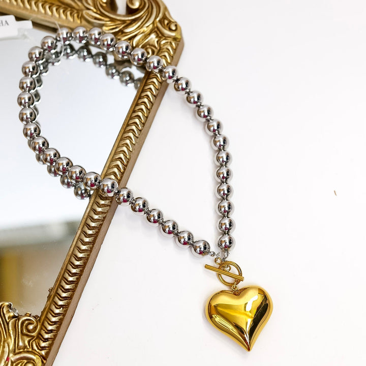 Bracha | Love Big Necklace in Two Tone