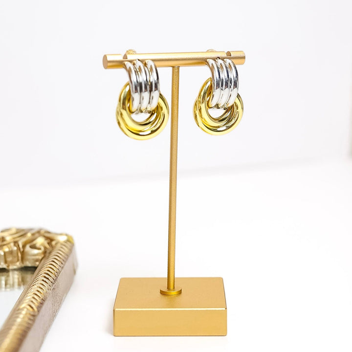 Bracha | Capri Earrings in Two Tone Earrings