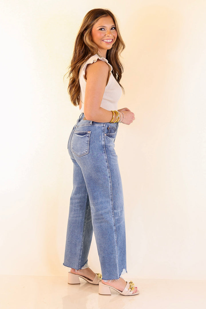 Flirty Frill Scoop Neck Top with Ruffle Sleeves in Ivory