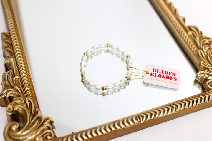Beaded Blondes | Stacy Pearl Beaded Bracelet