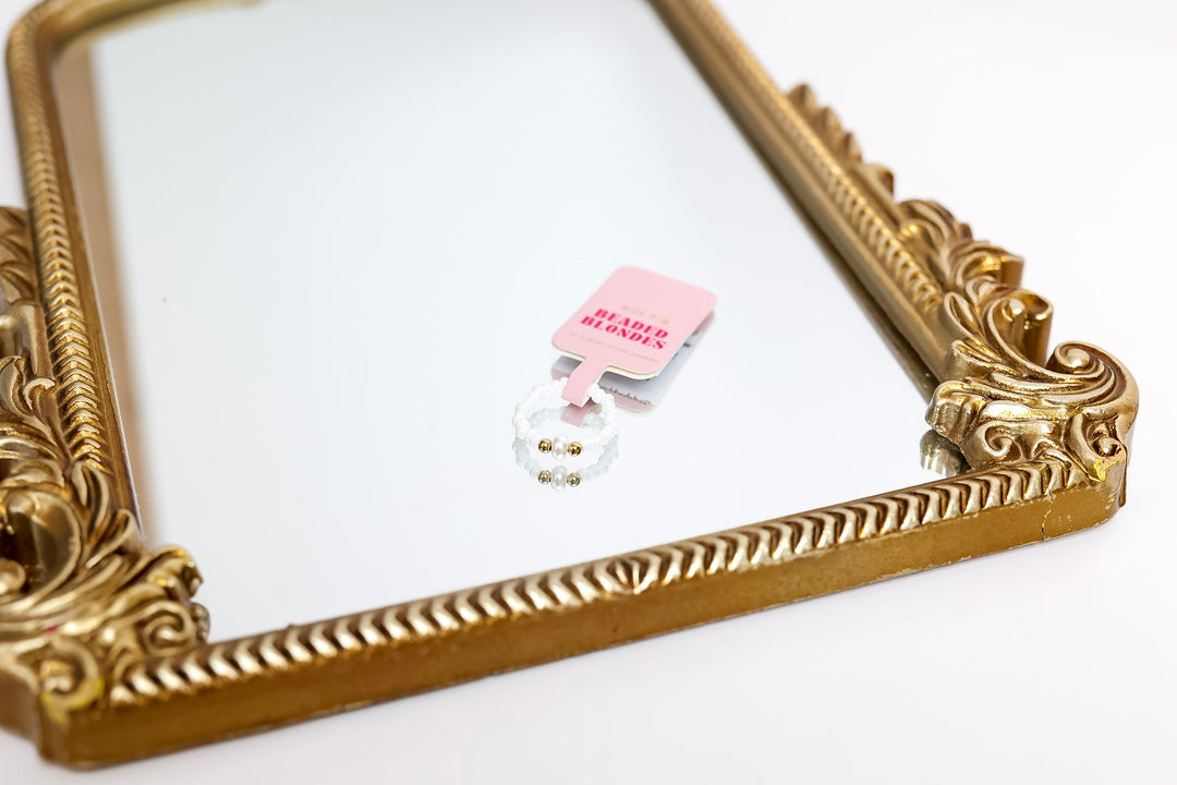 Beaded Blondes | Luster White Pearl Ring