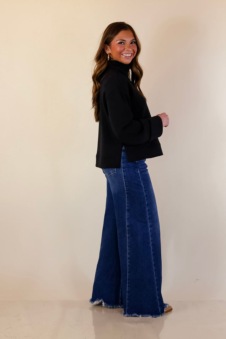 SPANX | AirEssentials Turtleneck Top in Black