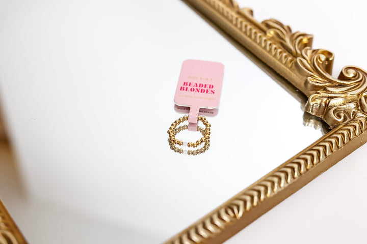 Beaded Blondes | Rev Ring in White