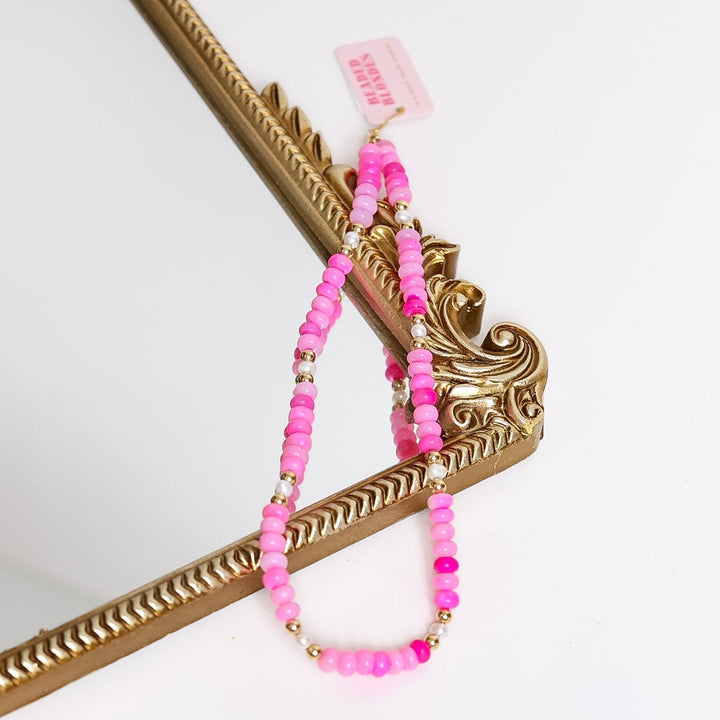 Beaded Blondes | Pink Skies Gemstone Necklace