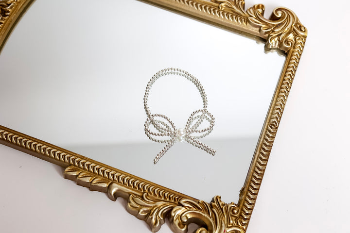 Beaded Blondes | Silver Bow Bracelet