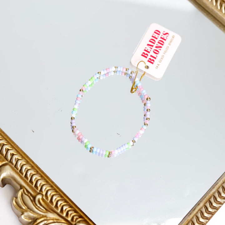 Beaded Blondes | Pastel Spring Sprinkle Bracelet