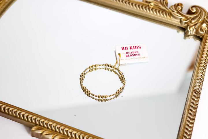 Beaded Blondes | Babies ILY Gold Bracelet
