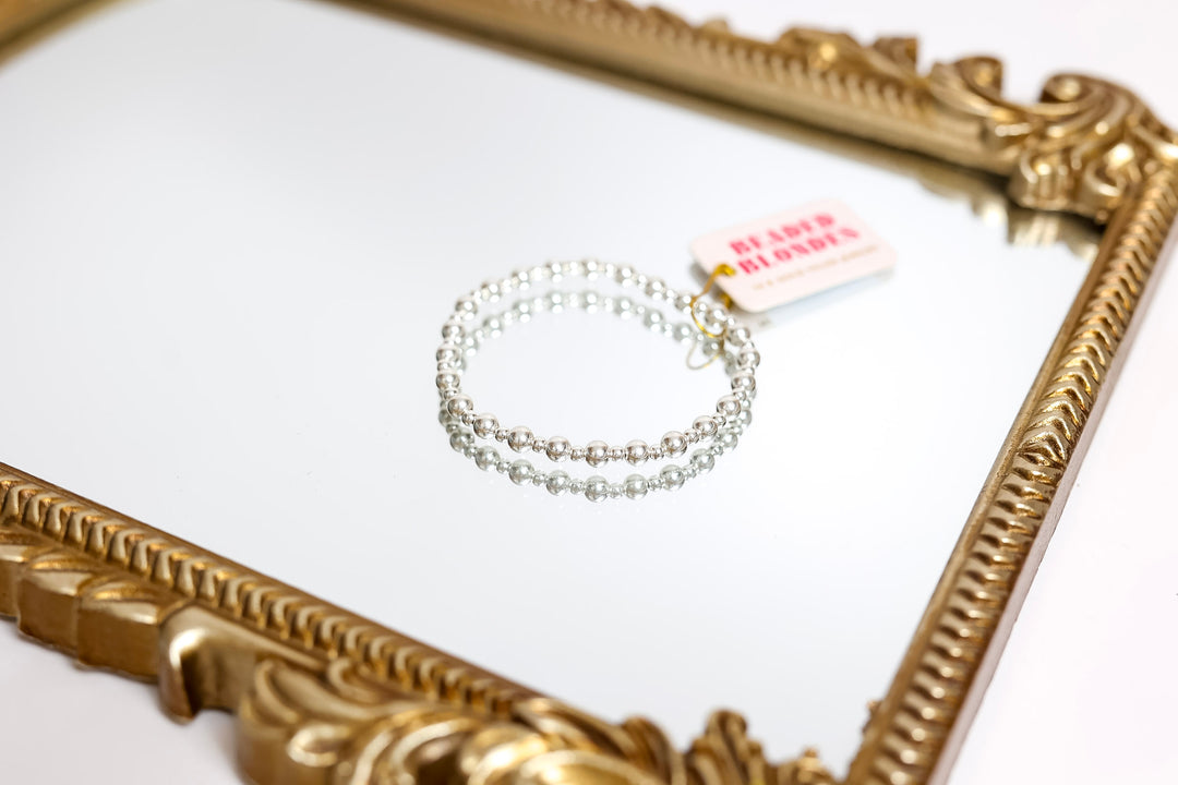 Beaded Blondes | Katy Bracelet in Silver