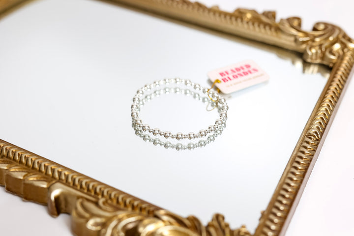 Beaded Blondes | Katy Bracelet in Silver