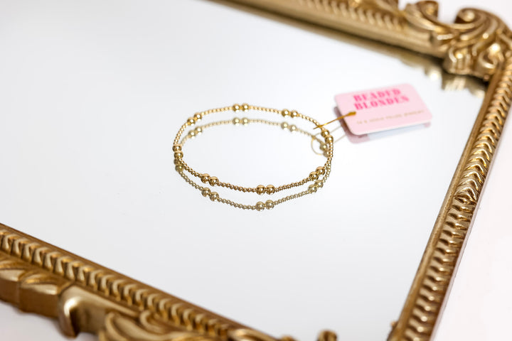 Beaded Blondes | Leah Bracelet in Gold