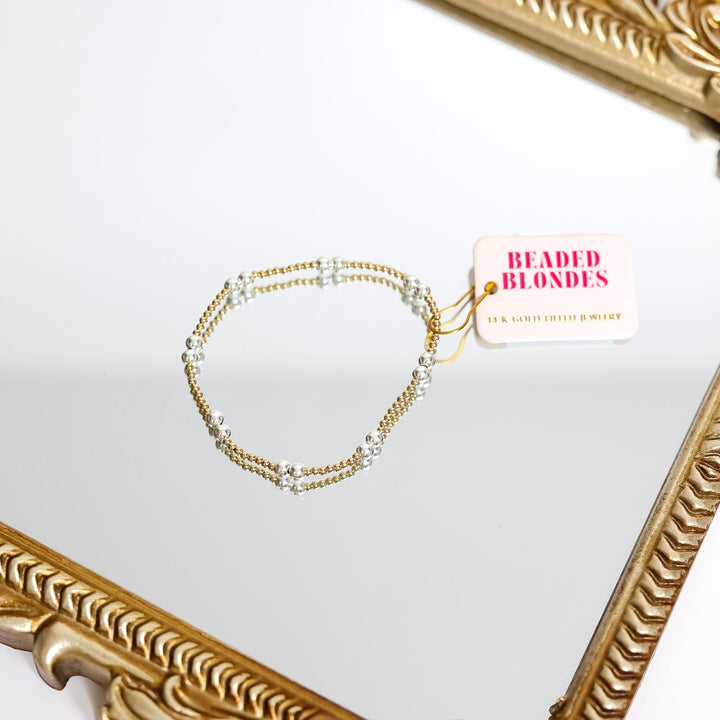 Beaded Blondes | Leah Bracelet in Mixed Metals