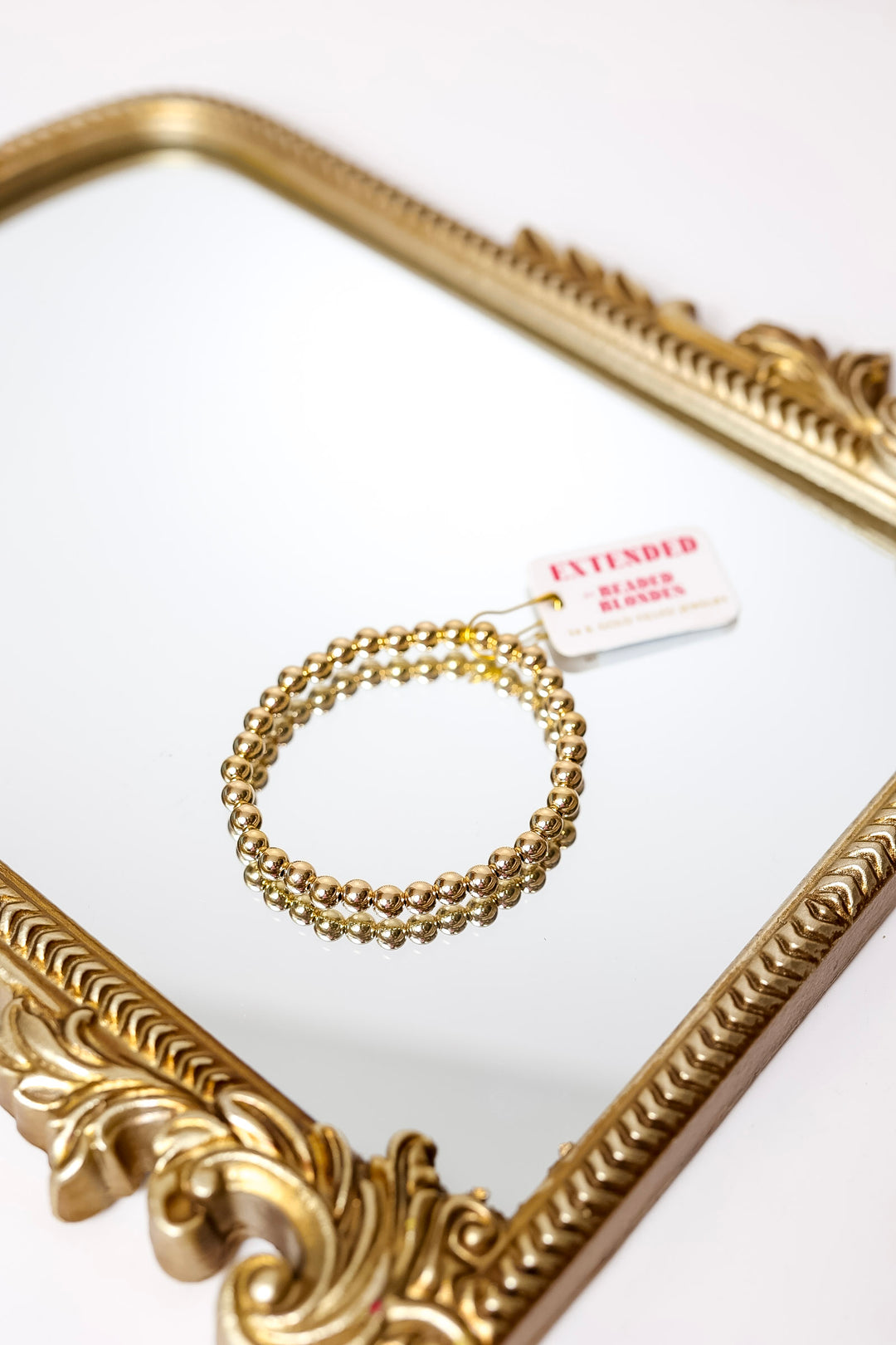 Beaded Blondes | 6MM Gold Beaded Bracelet