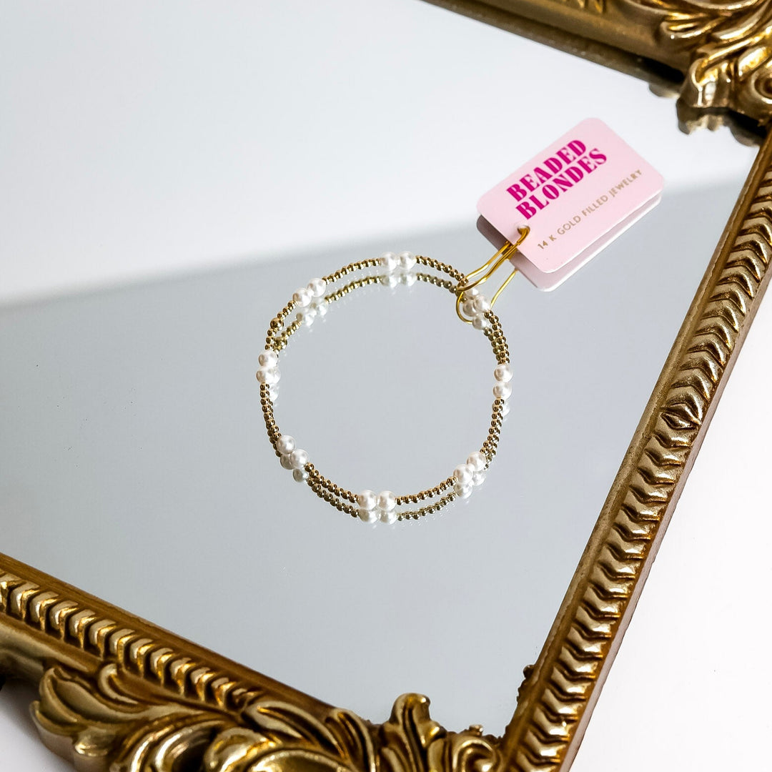 Beaded Blondes | Leah Pearl Bracelet