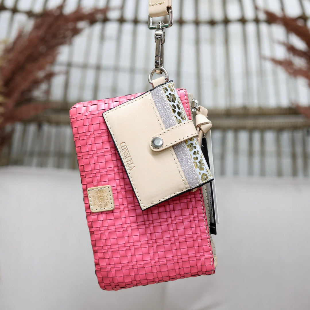 Consuela | Pink Combi Wristlet