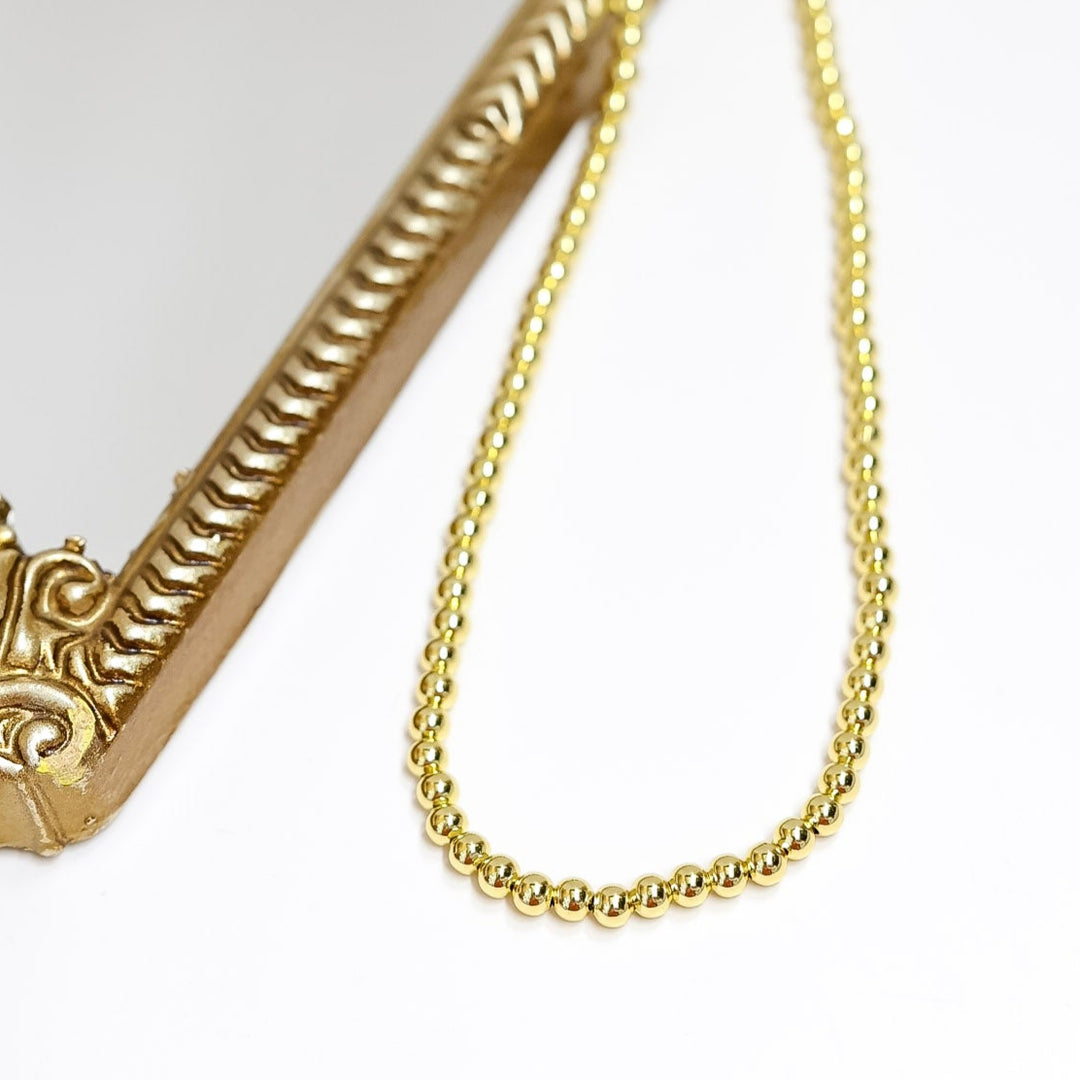 Kinsey Designs | Adda Beaded 5mm Necklace in Gold