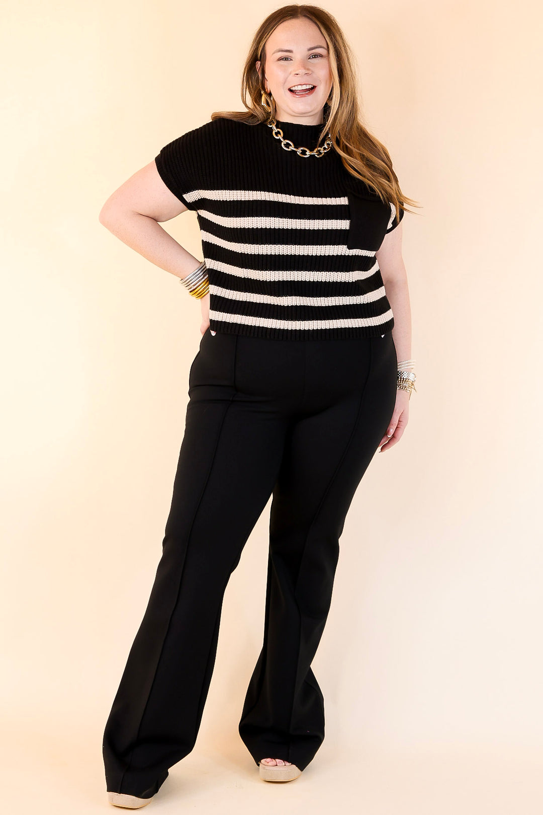 SPANX | The Perfect Pant High Rise Flare in Black