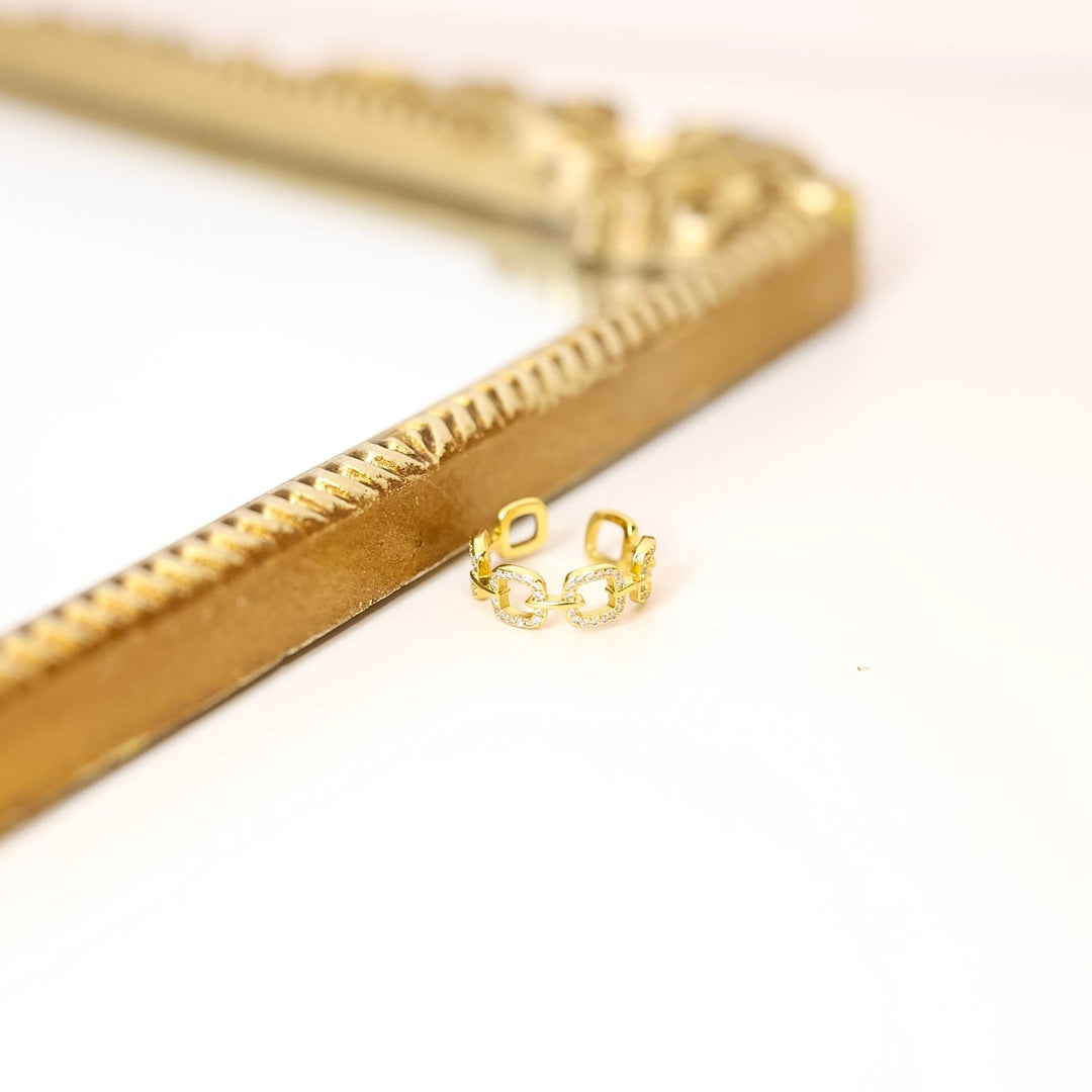Kinsey Designs | Billie Chain Ring in Gold