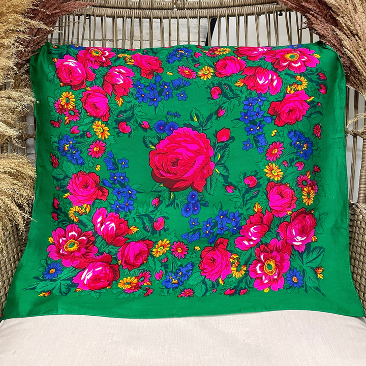 Rodeo Quincy | Rose Garden Wild Rag in Green