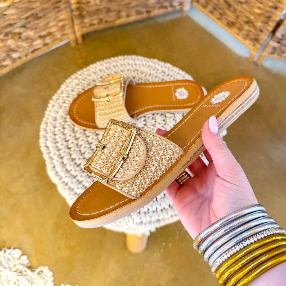 Yellow Box | Helden Slide Sandal in Natural
