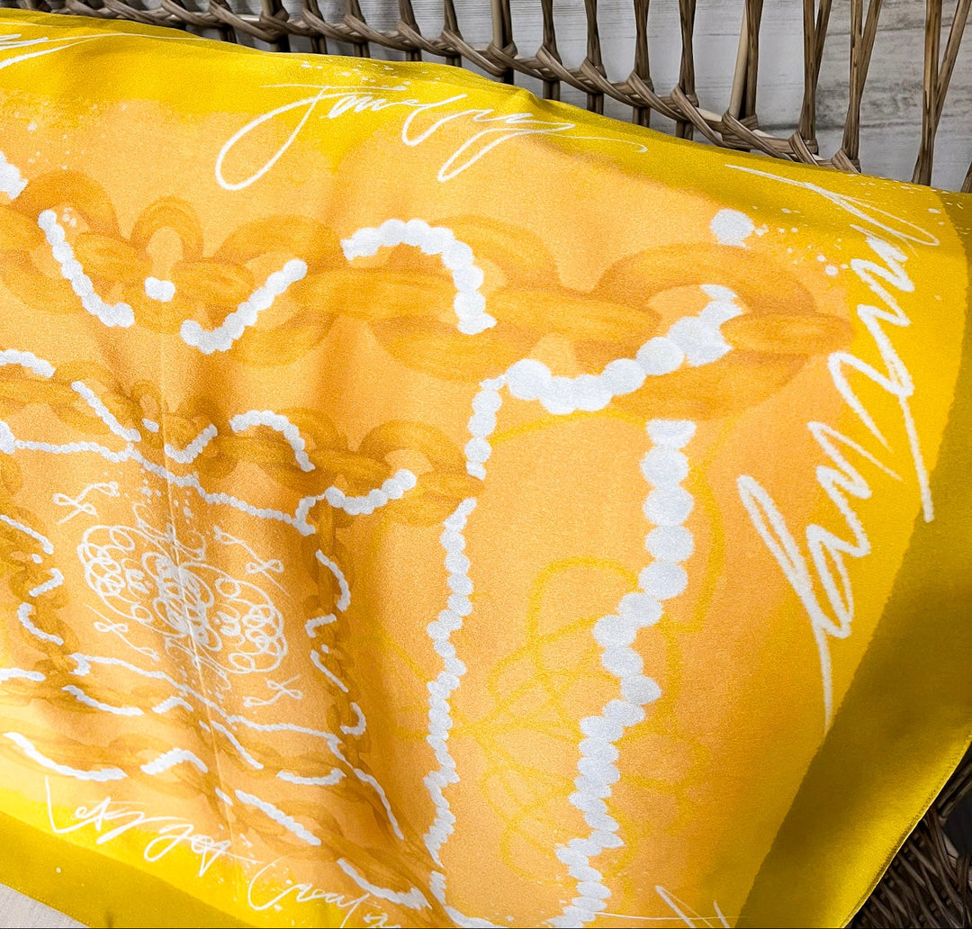 KB's Canvas | Madison Link Scarf in Yellow