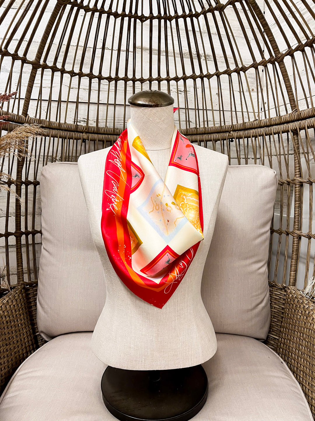 KB's Canvas | Prémier Silk Scarf in Pink