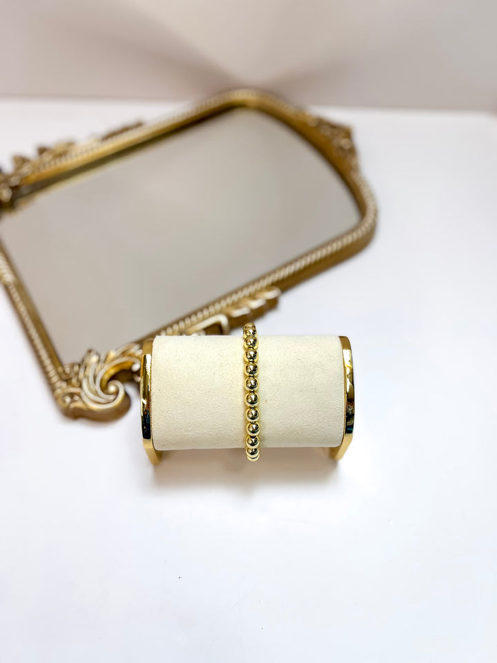 Coco's Beads and Co | The Goldie 8mm Bracelet in Gold