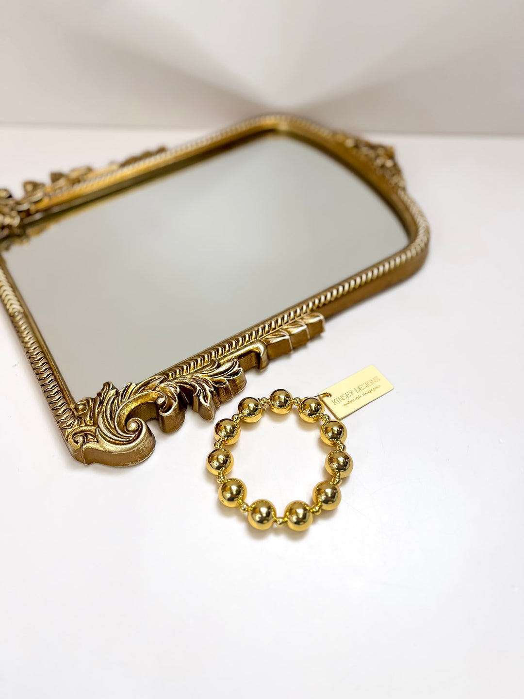 Kinsey Designs | Maren Bold Beaded Stretch Bracelet in Gold