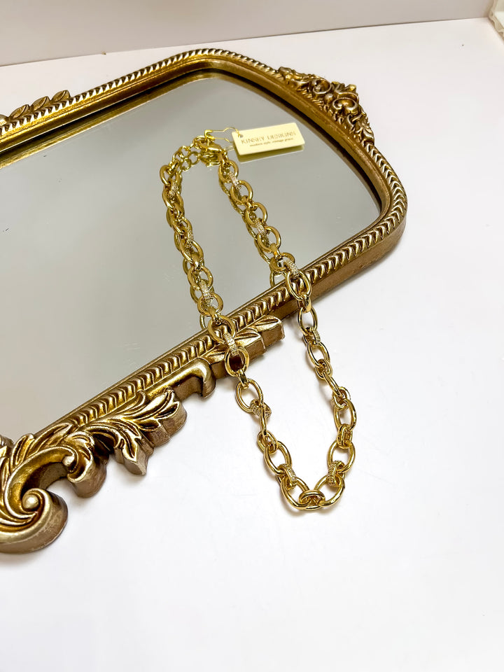 Kinsey Designs | Larken Link Necklace in Gold