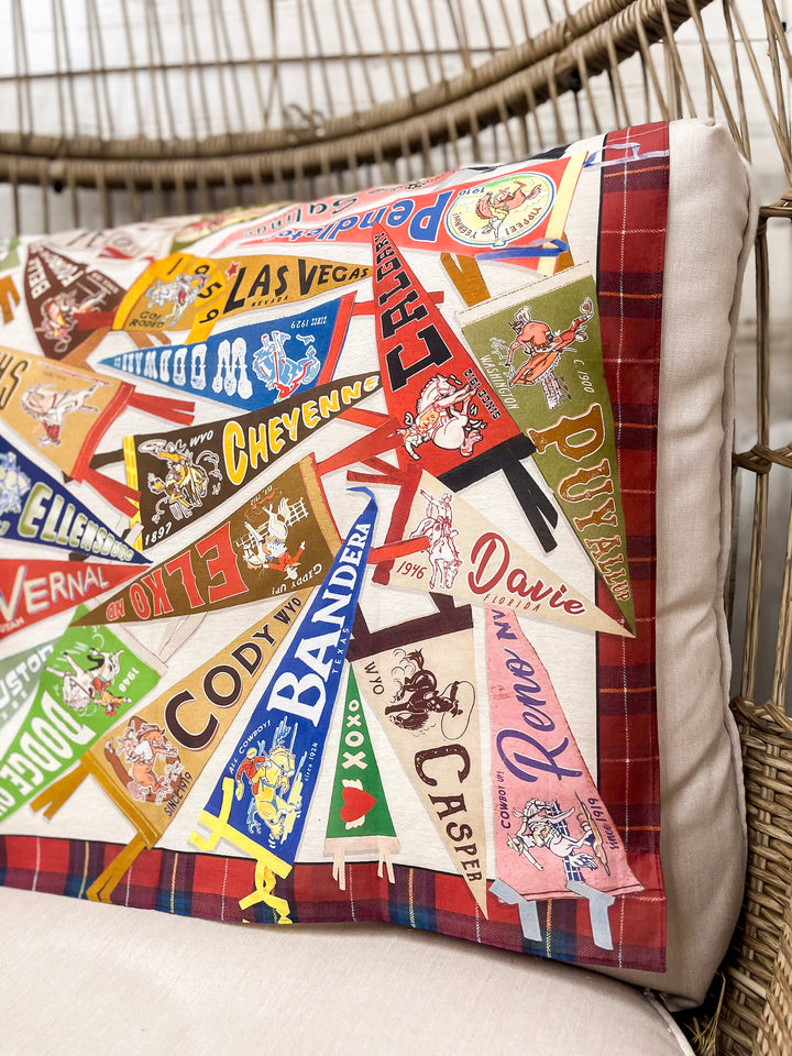 XOXO Art & Co | Rodeo Pennants Shorty Wild Rag Scarf in Multicolor