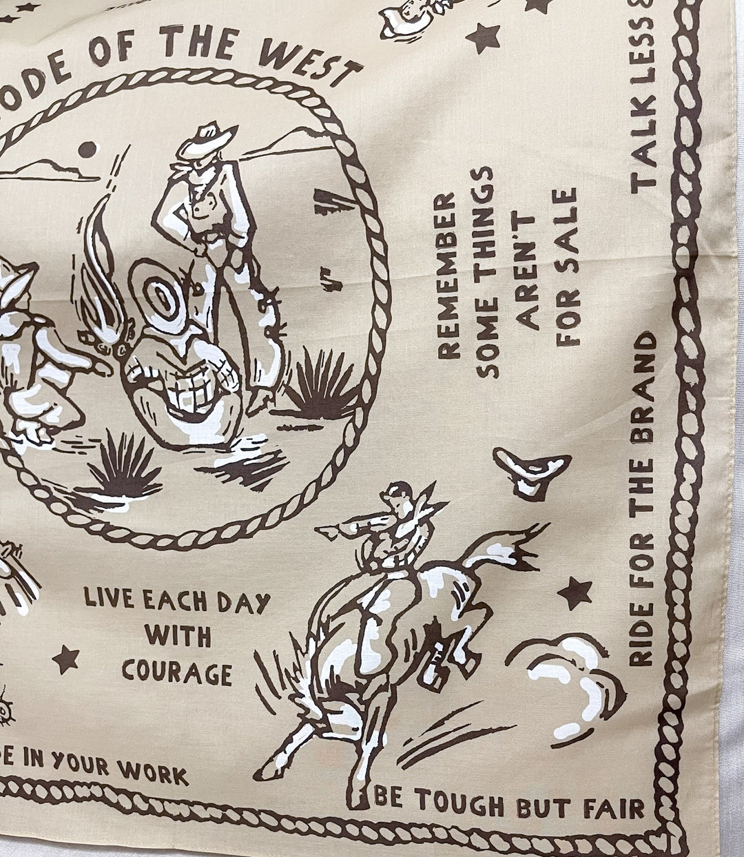 XOXO Art & Co | Code of the West Bandana Scarf