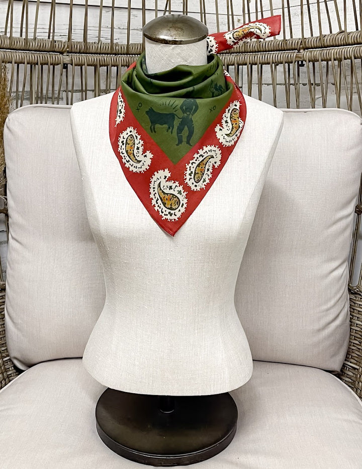 XOXO Art & Co | Paisleys Bandana Scarf