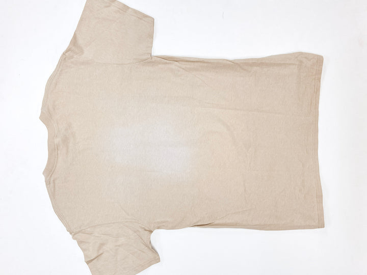 Hello Fall Saguaro Short Sleeve Graphic Tee in Light Beige *slightly blemished* - Giddy Up Glamour Boutique