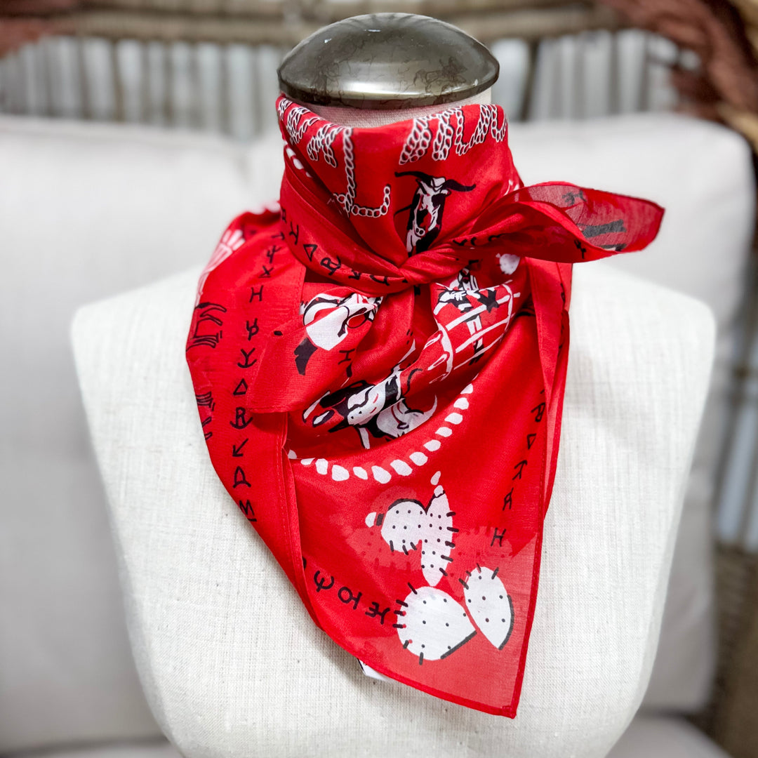 XOXO Art & Co | Happy Trails Shorty Wild Rag - Giddy Up Glamour Boutique