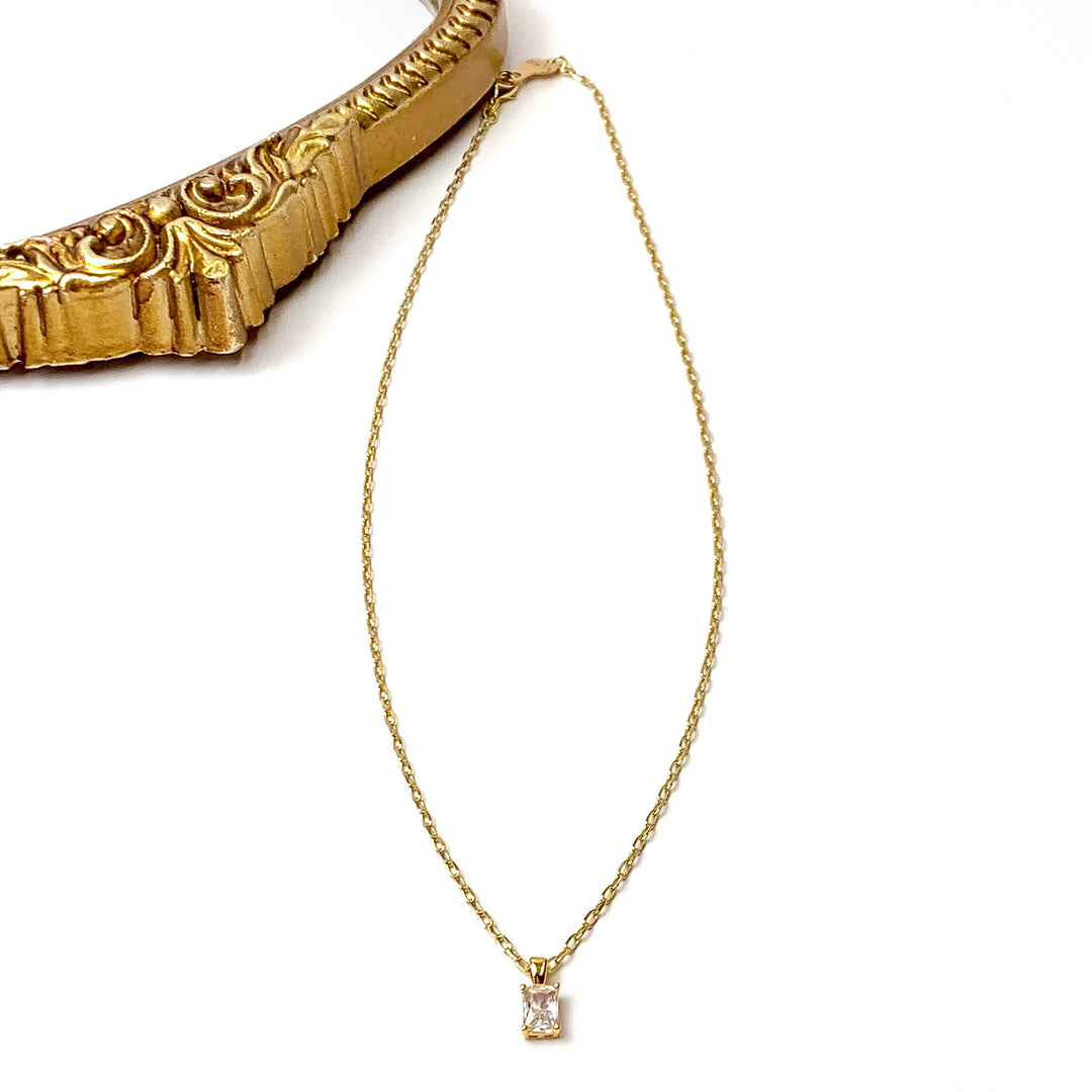 Bracha | Unforgettable Gold Tone Necklace - Giddy Up Glamour Boutique